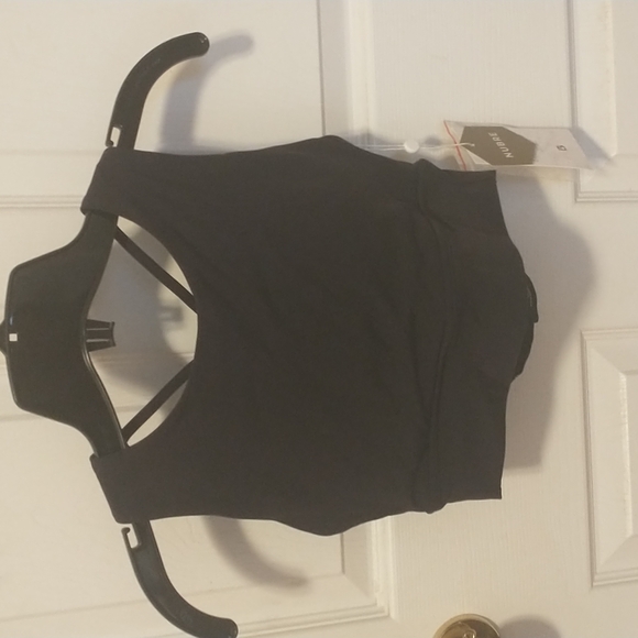 Buffbunny geo sports bra in onyx black - Picture 3 of 6